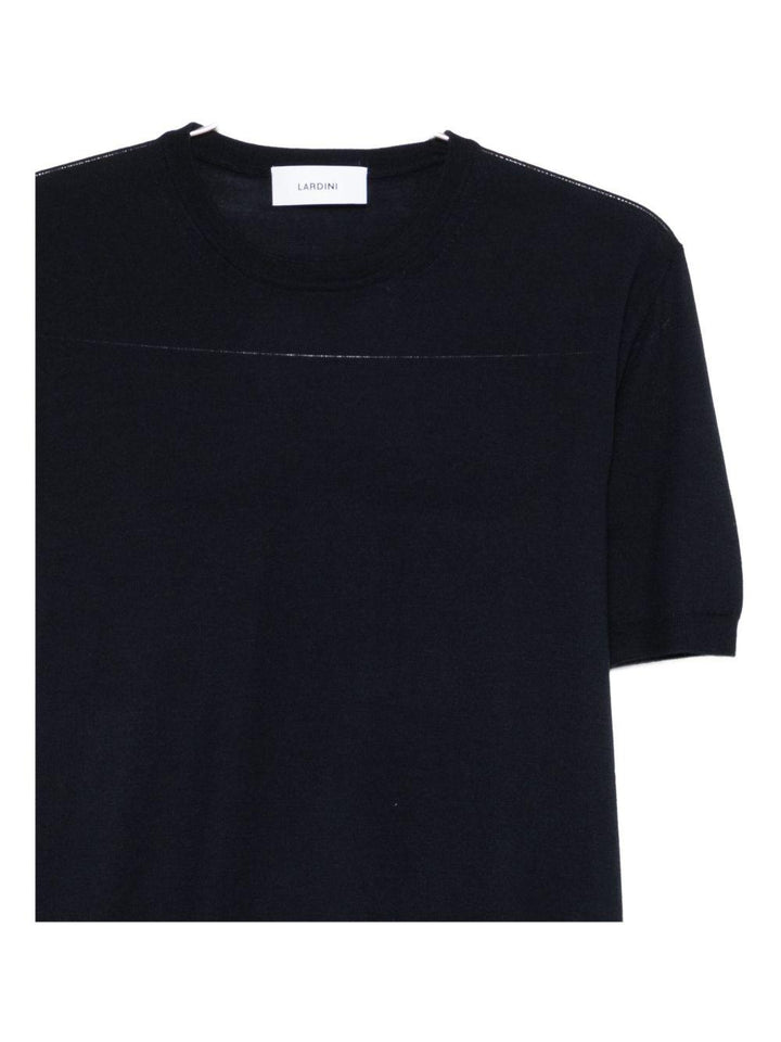 T-shirt a maniche corte blu scuro 