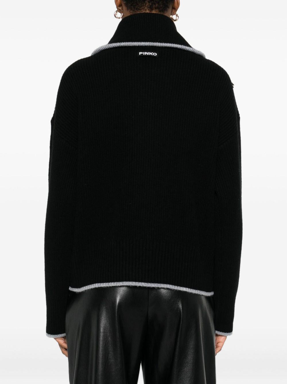 Maglione con zip 