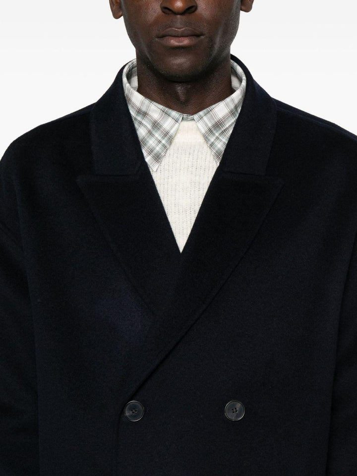 Cappotto doppiopetto navy 