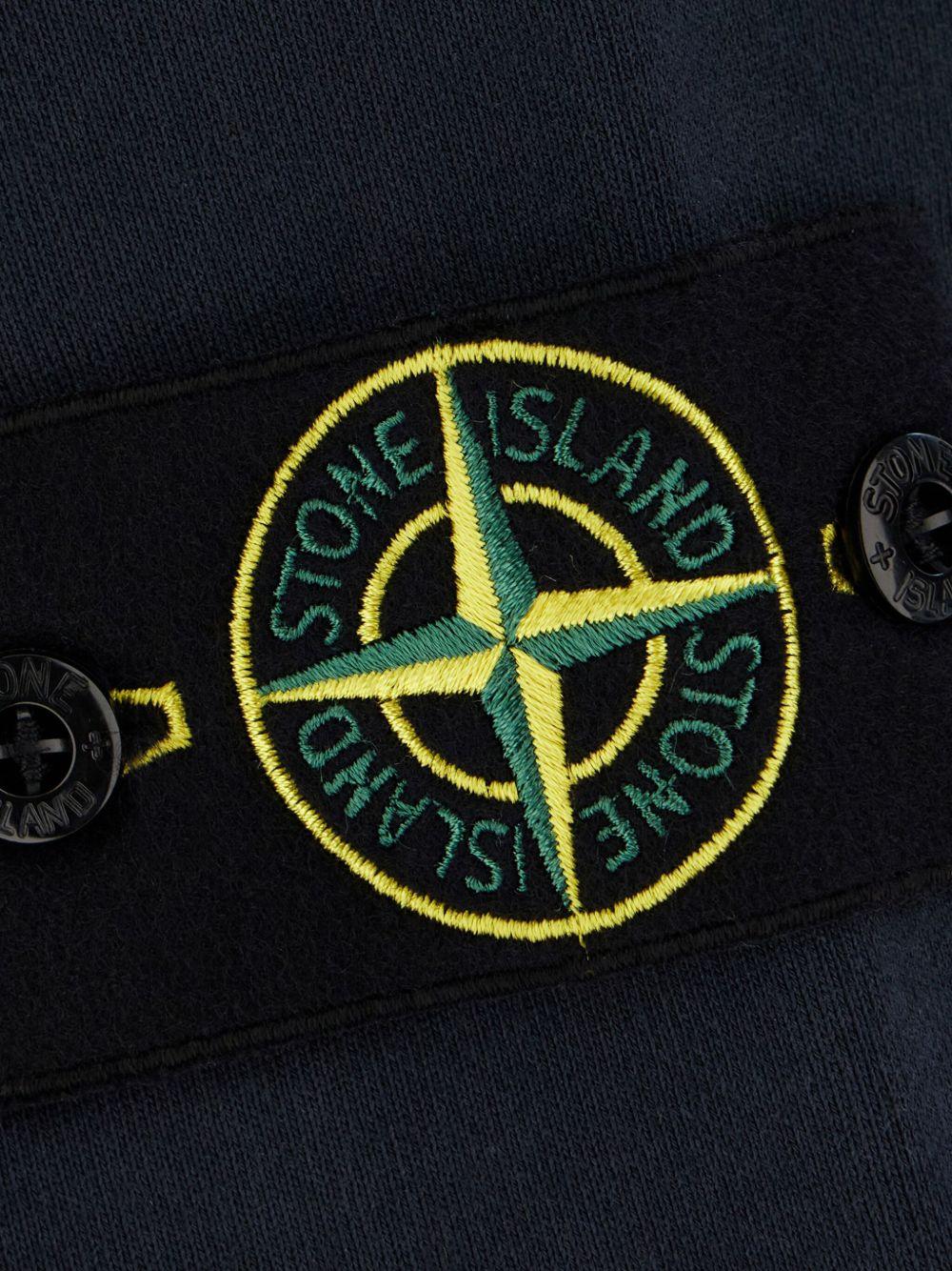 Felpa girocollo blu navy 