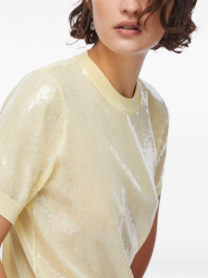 T-shirt con paillettes 