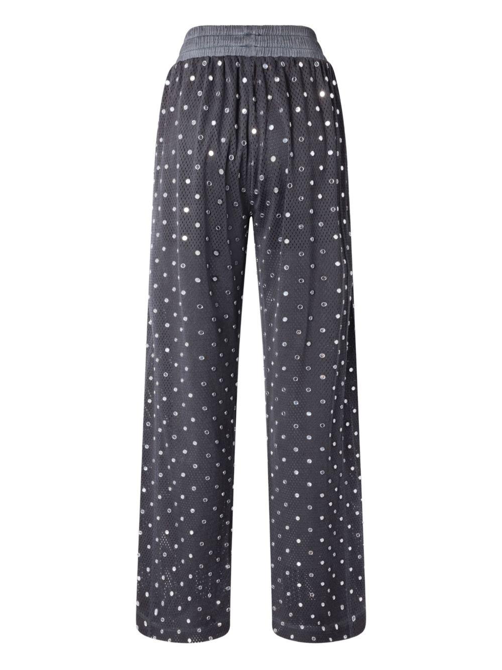 Pantaloni con strass 