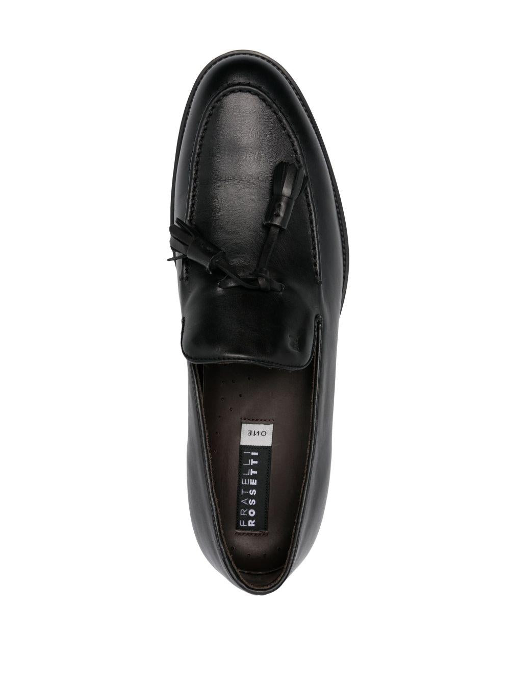 Mocassino Nero In Pelle 