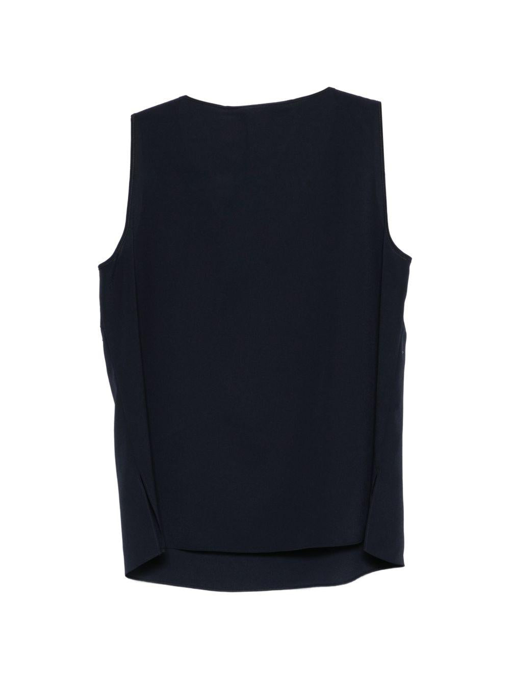 Top Mrpascia con scollo a V 