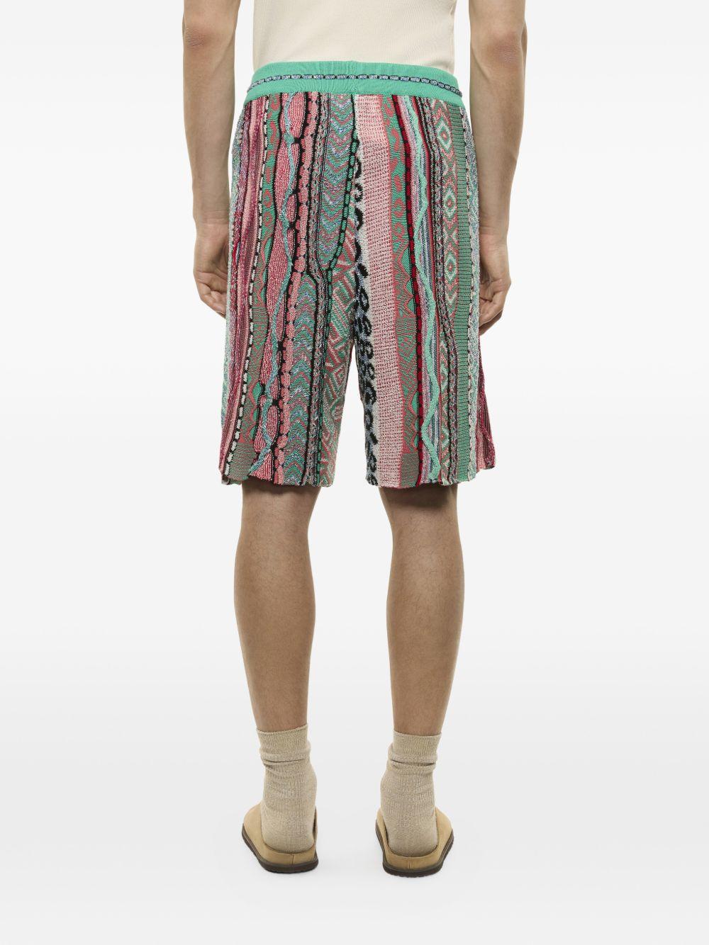 Shorts con coulisse verde 