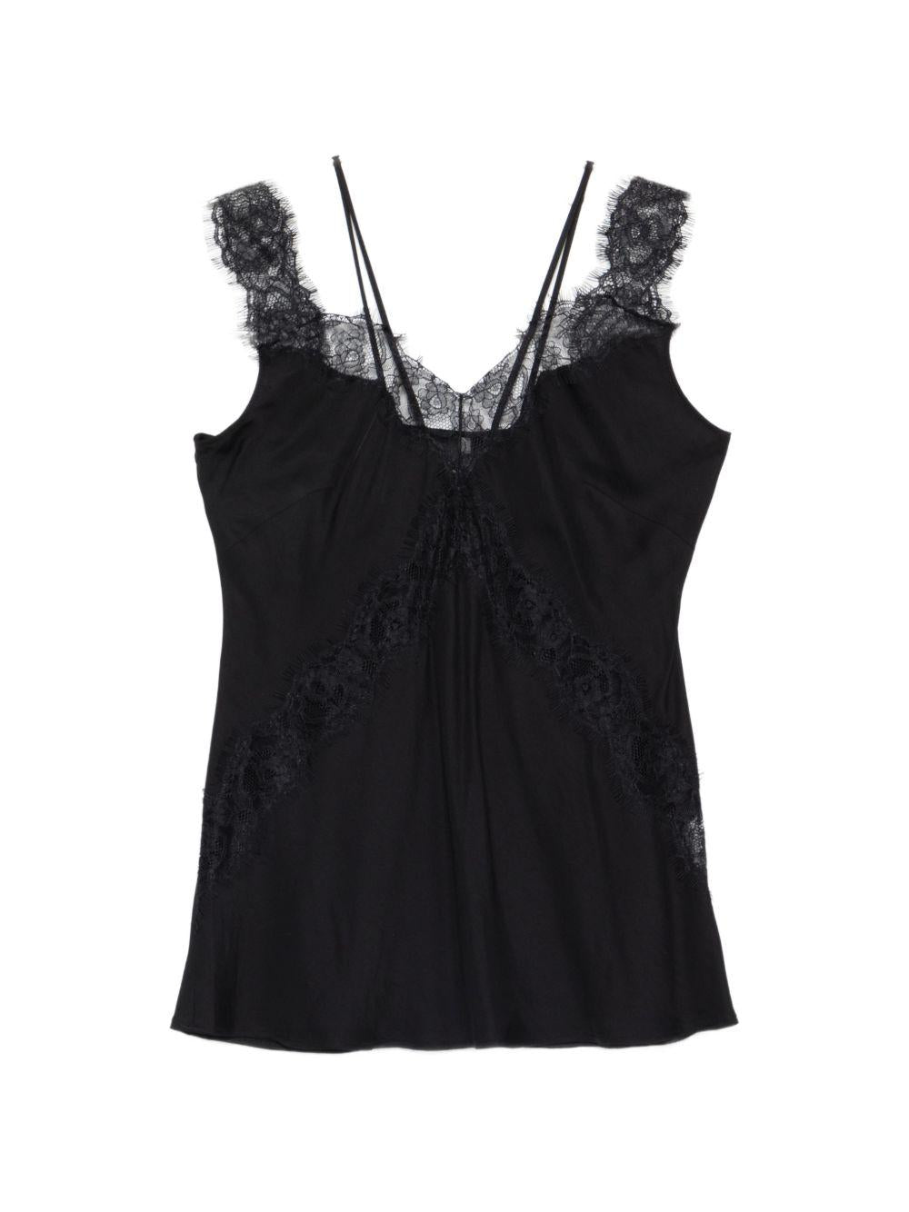 Blusa con scollo a V 
