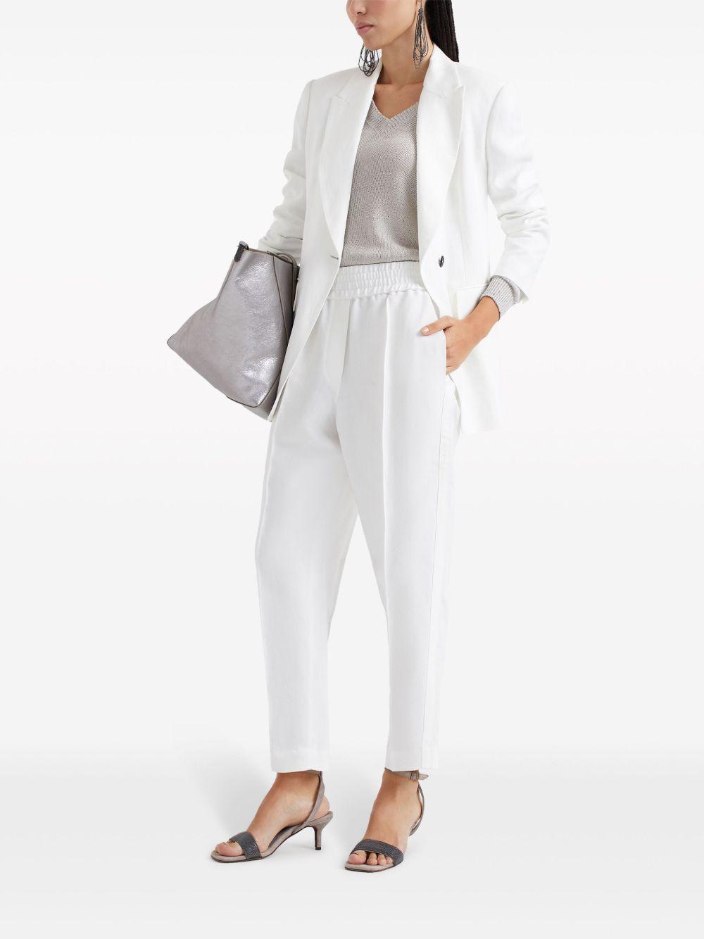 Pantaloni con elastico in vita 