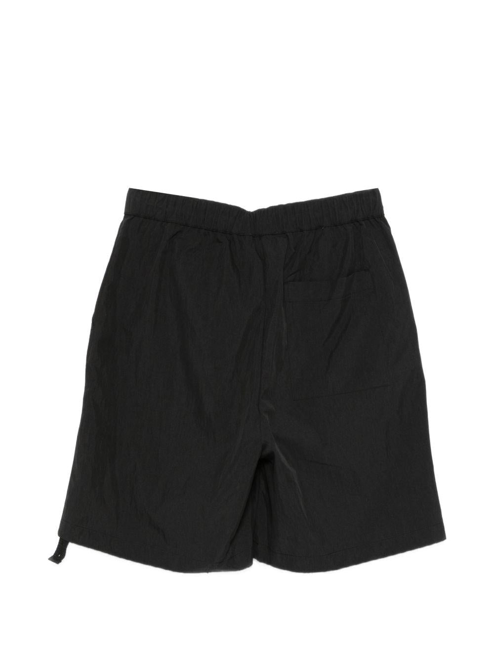 Shorts con coulisse neri 