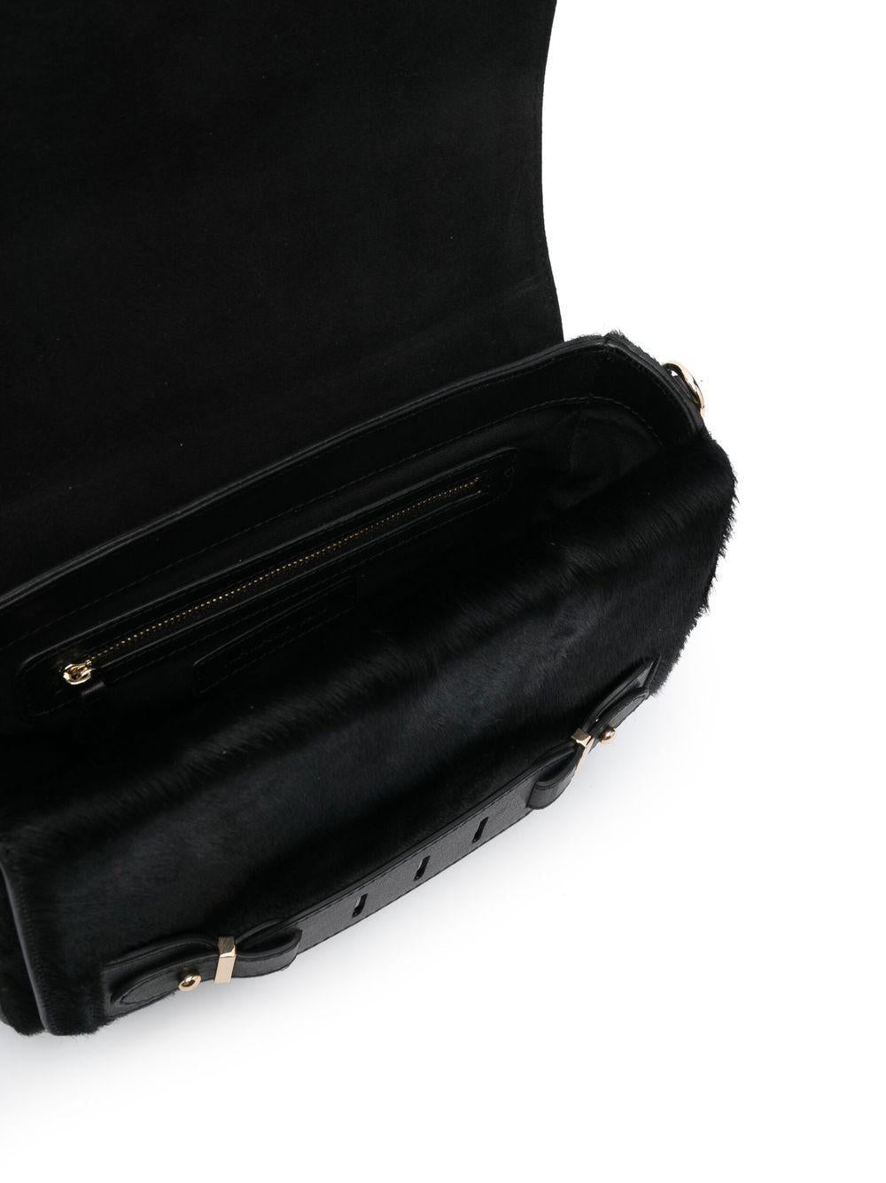 Borsa a spalla con applicazione 