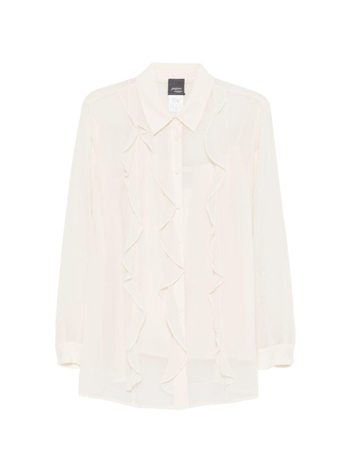Camicia con ruches 