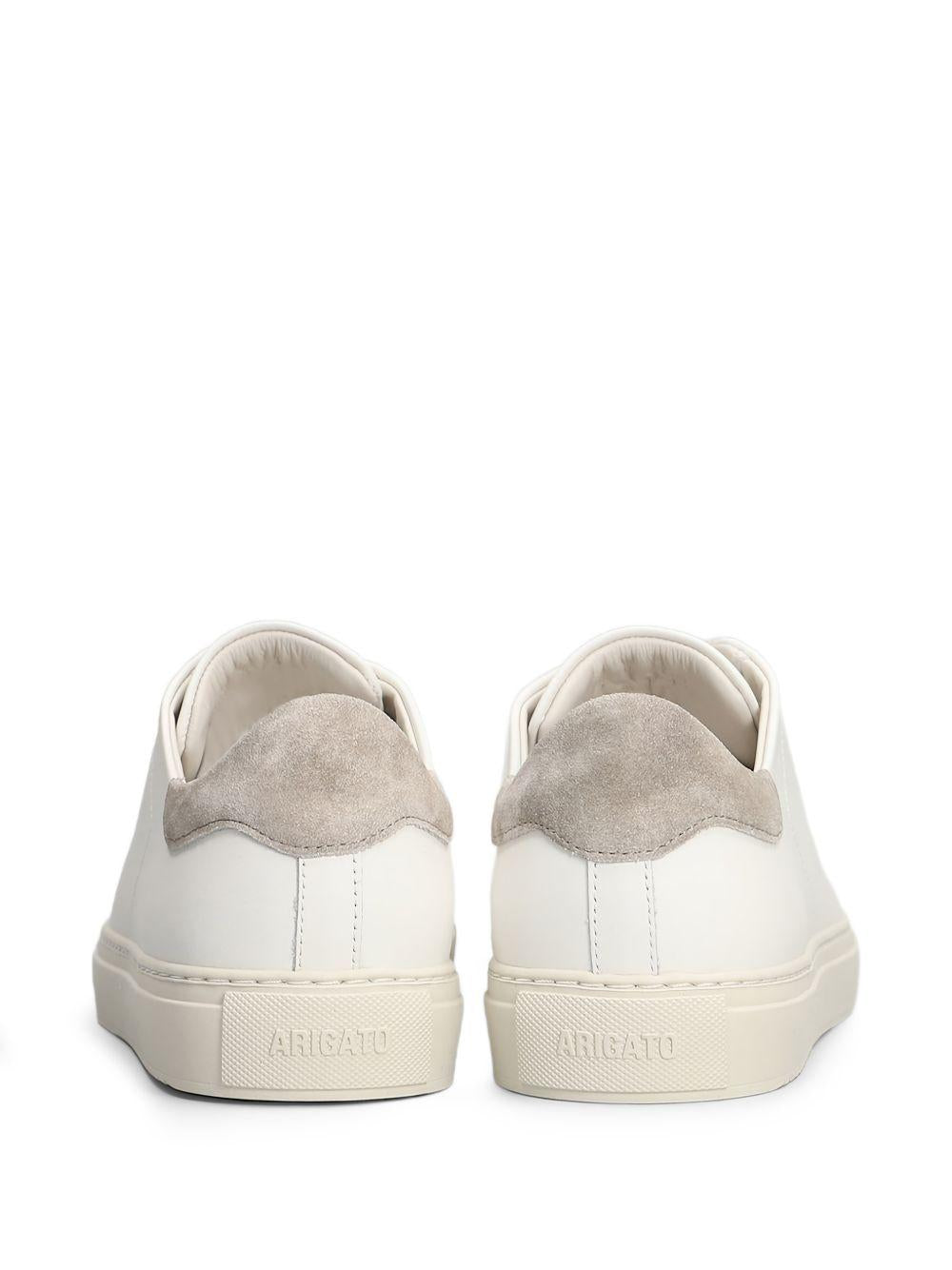 Sneakers low-top Clean 90 in pelle white/brown 