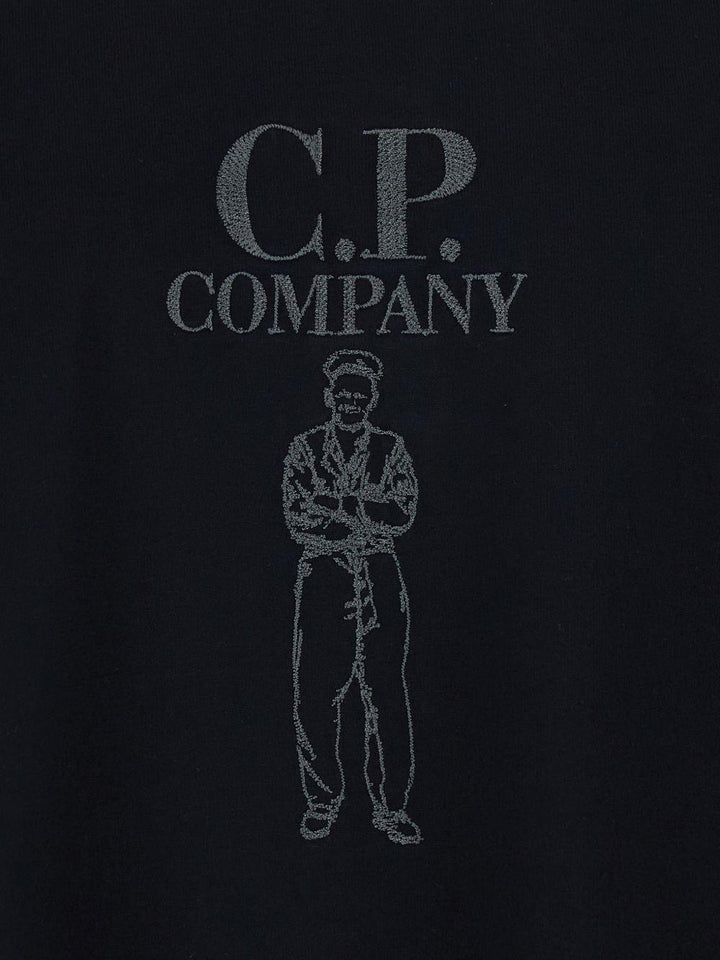 T-shirt con logo nera 