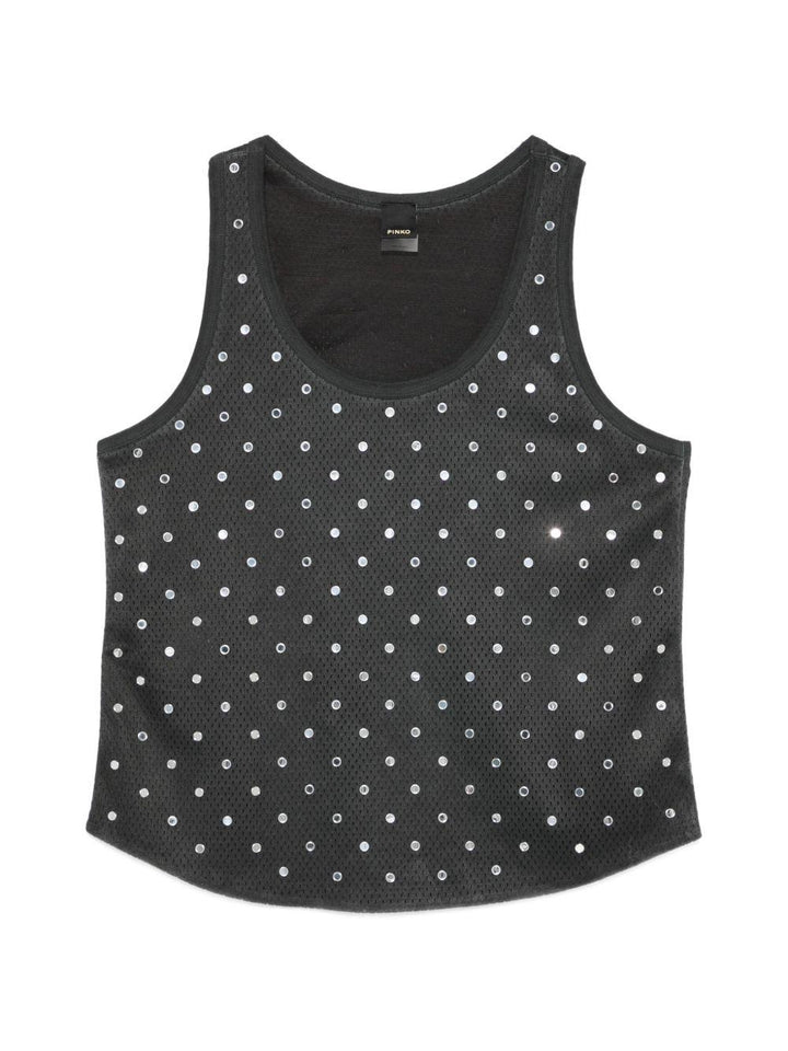 Top con strass 