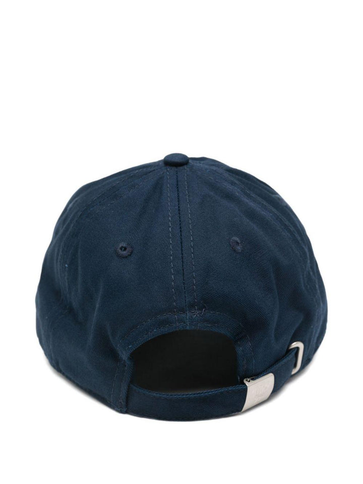 Cappello da baseball blu navy con logo 