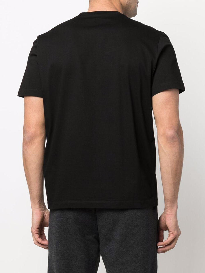t-shirt logotype nera 