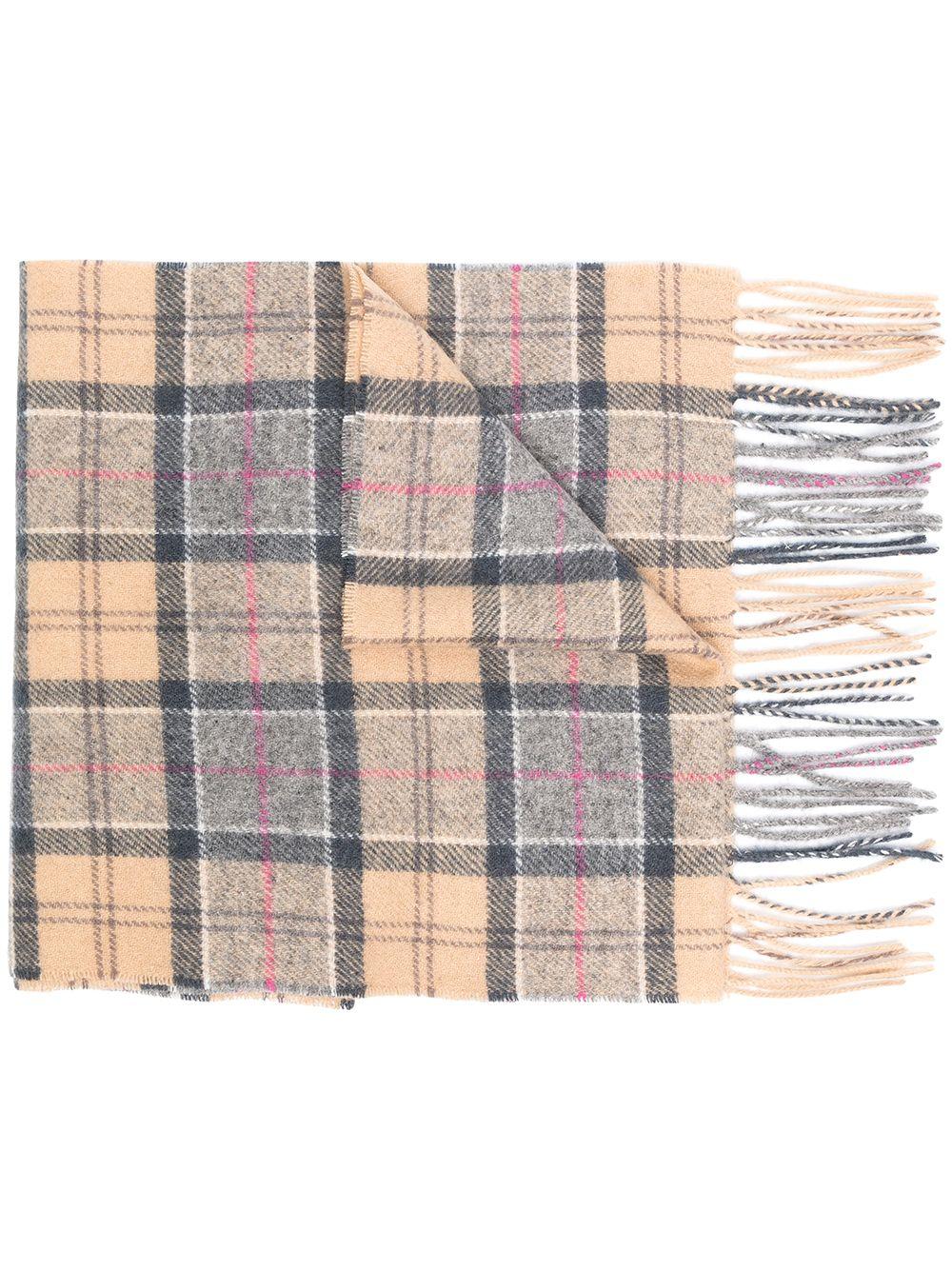 Sciarpa tartan beige 