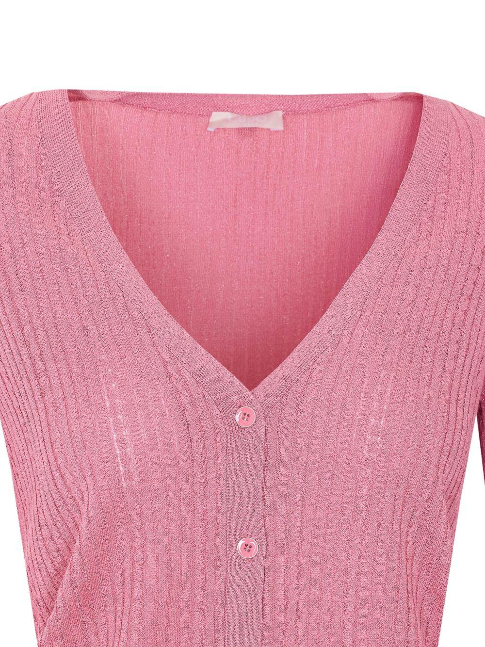 Cardigan con scollo a V 