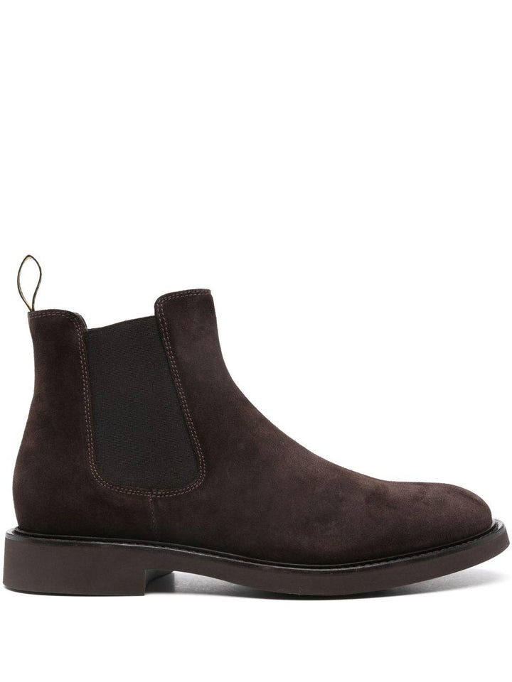 Stivali marrone cedro in suede 