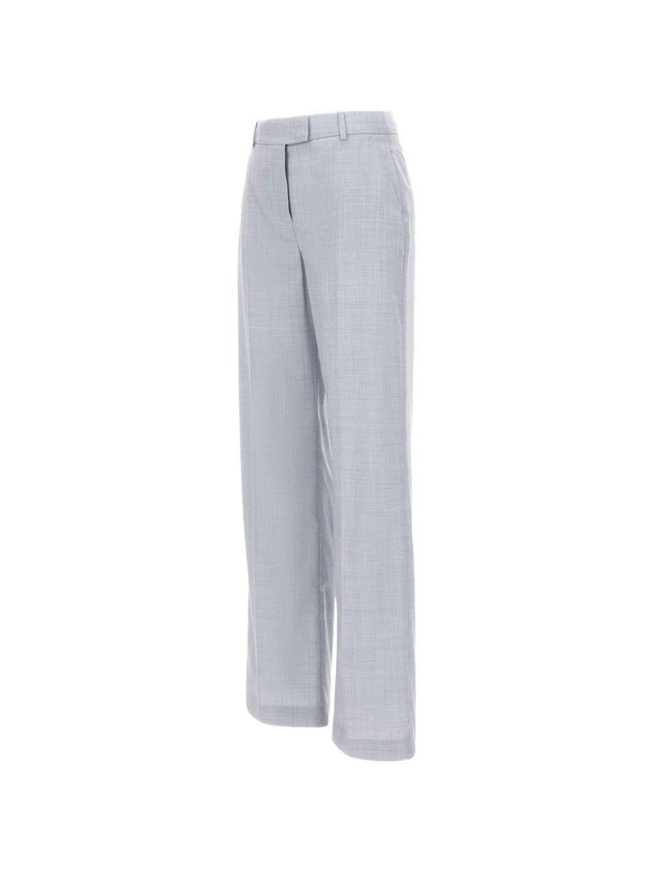 Pantaloni plissettati con tasche 