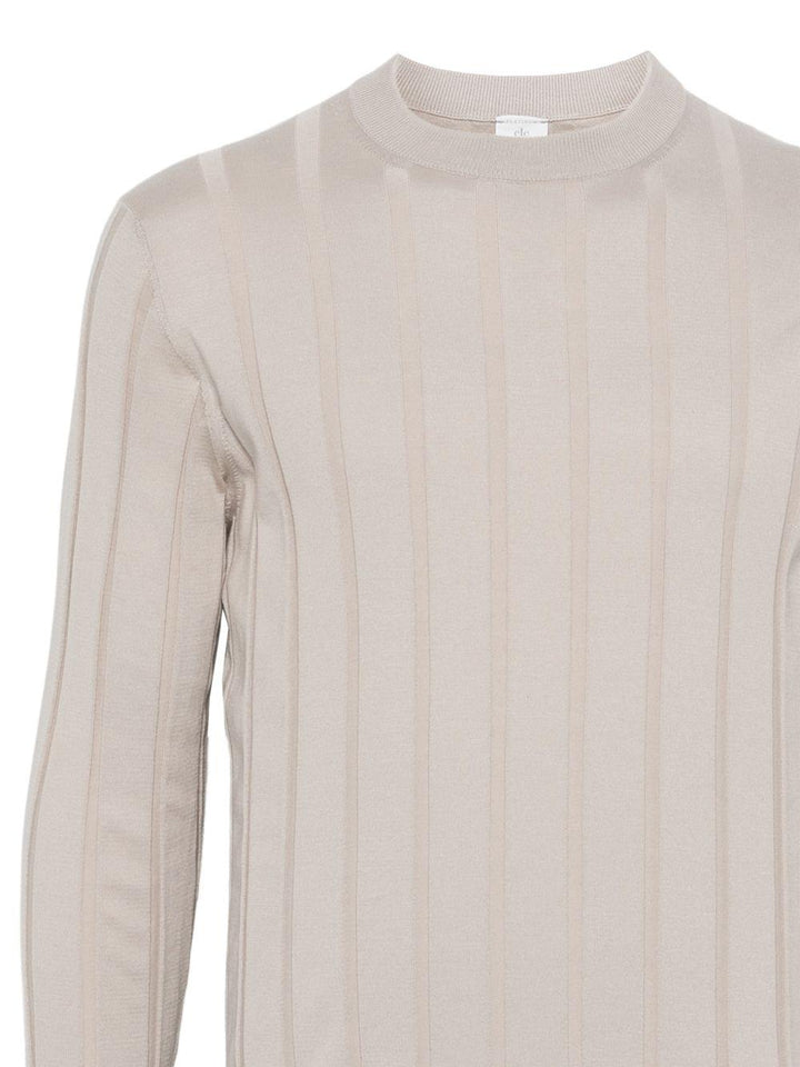 Maglia taupe a maniche lunghe 