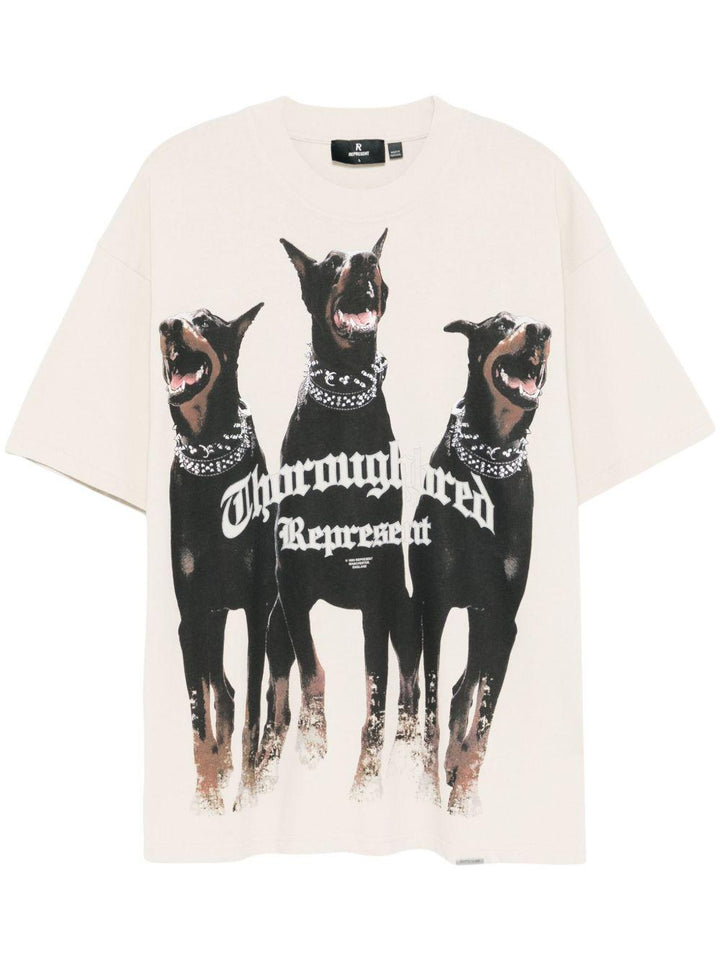 T-shirt bianca Thoroughbred 