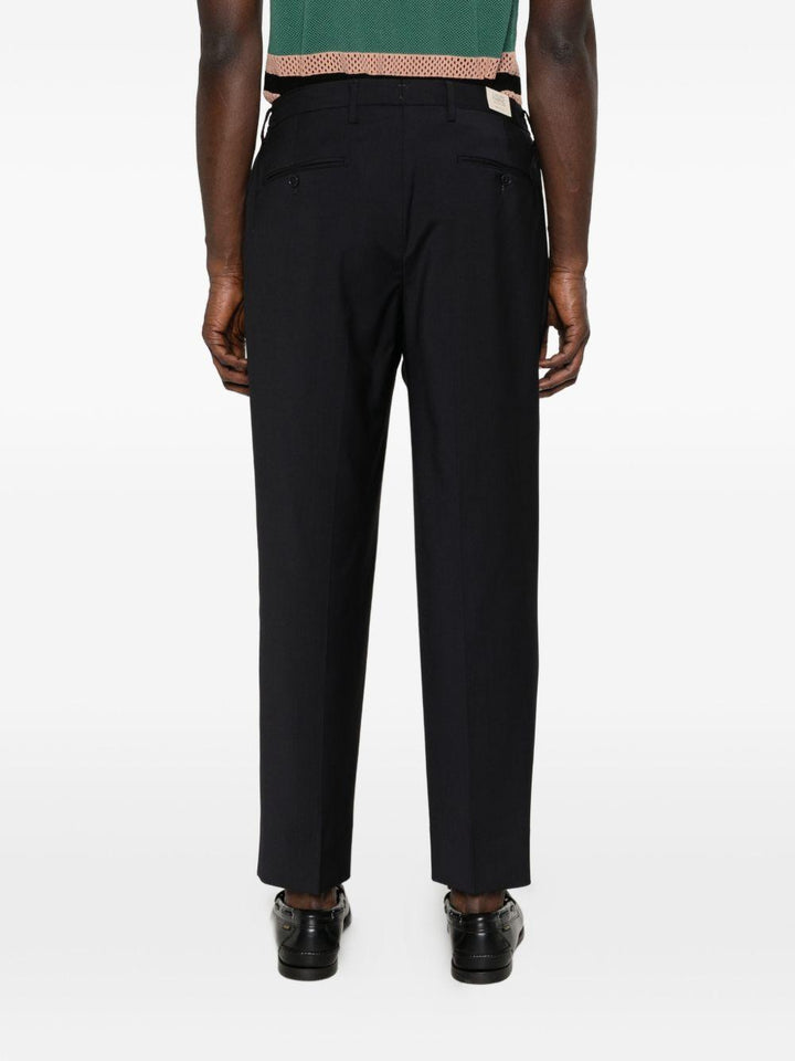 Pantaloni Portobello plissé blu