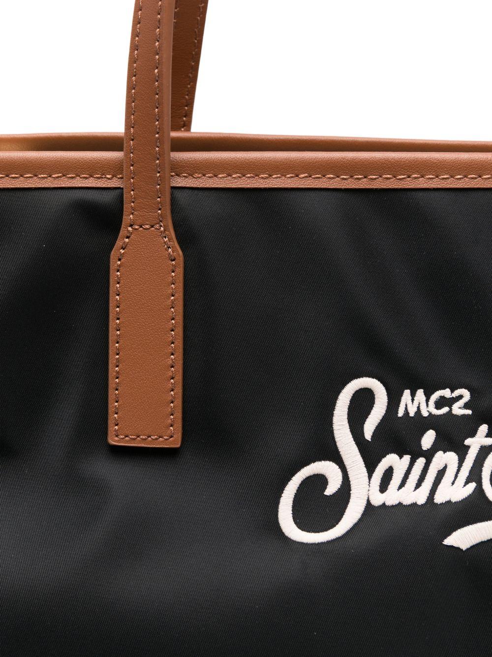 Borsa tote Lou con logo ricamato 