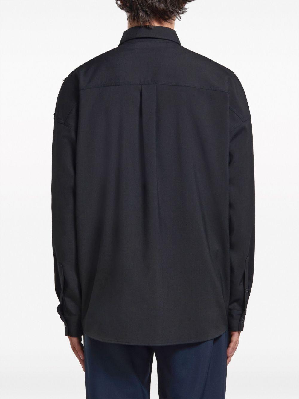 Camicia blu manica lunga 