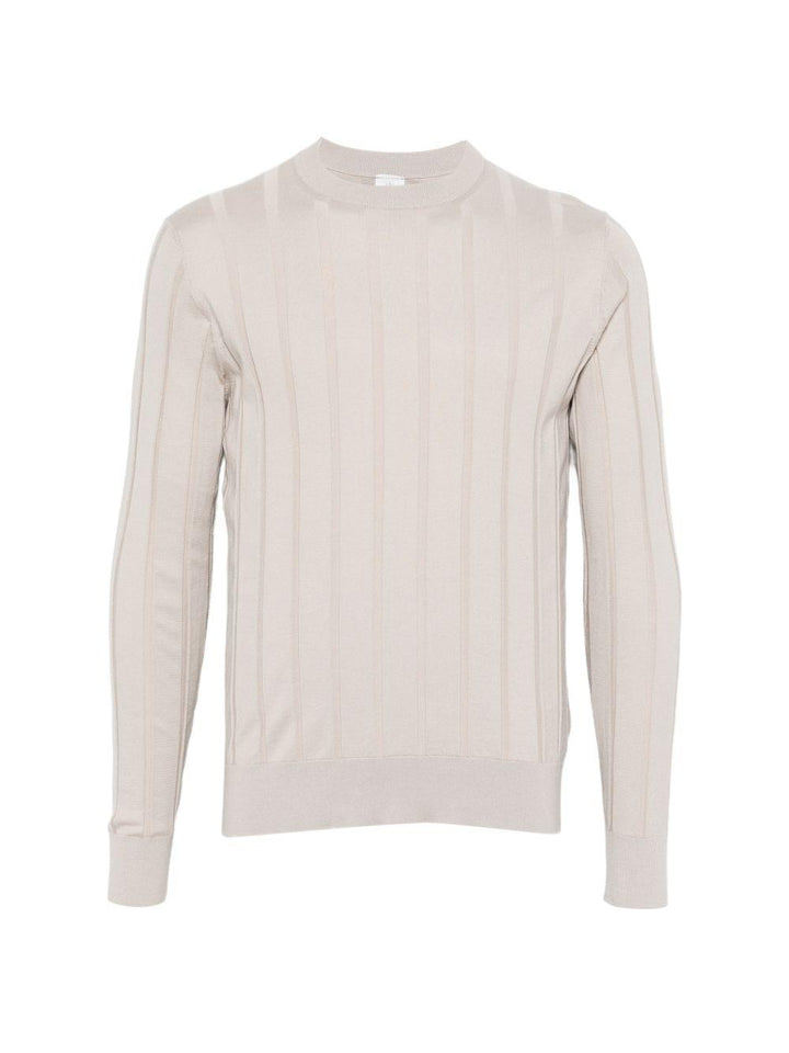Maglia taupe a maniche lunghe 