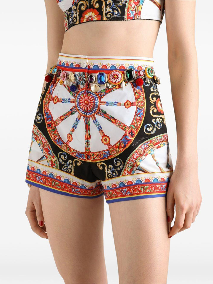 Shorts con stampa Carretto 