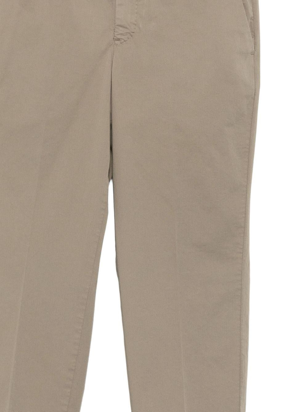 Pantaloni tortora plissé 