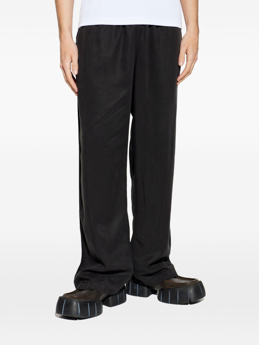 Pantaloni con vita elasticizzata nero 