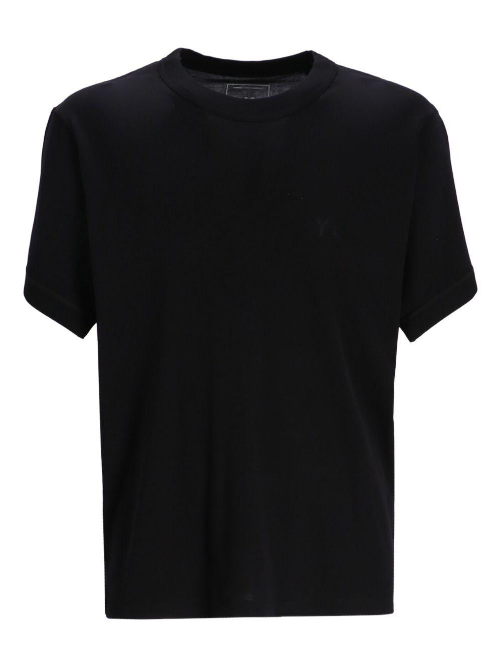 T-shirt nera con logo 