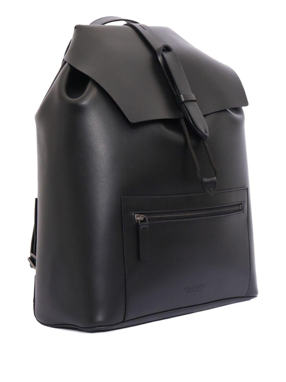 Zaino Alba in pelle nero 