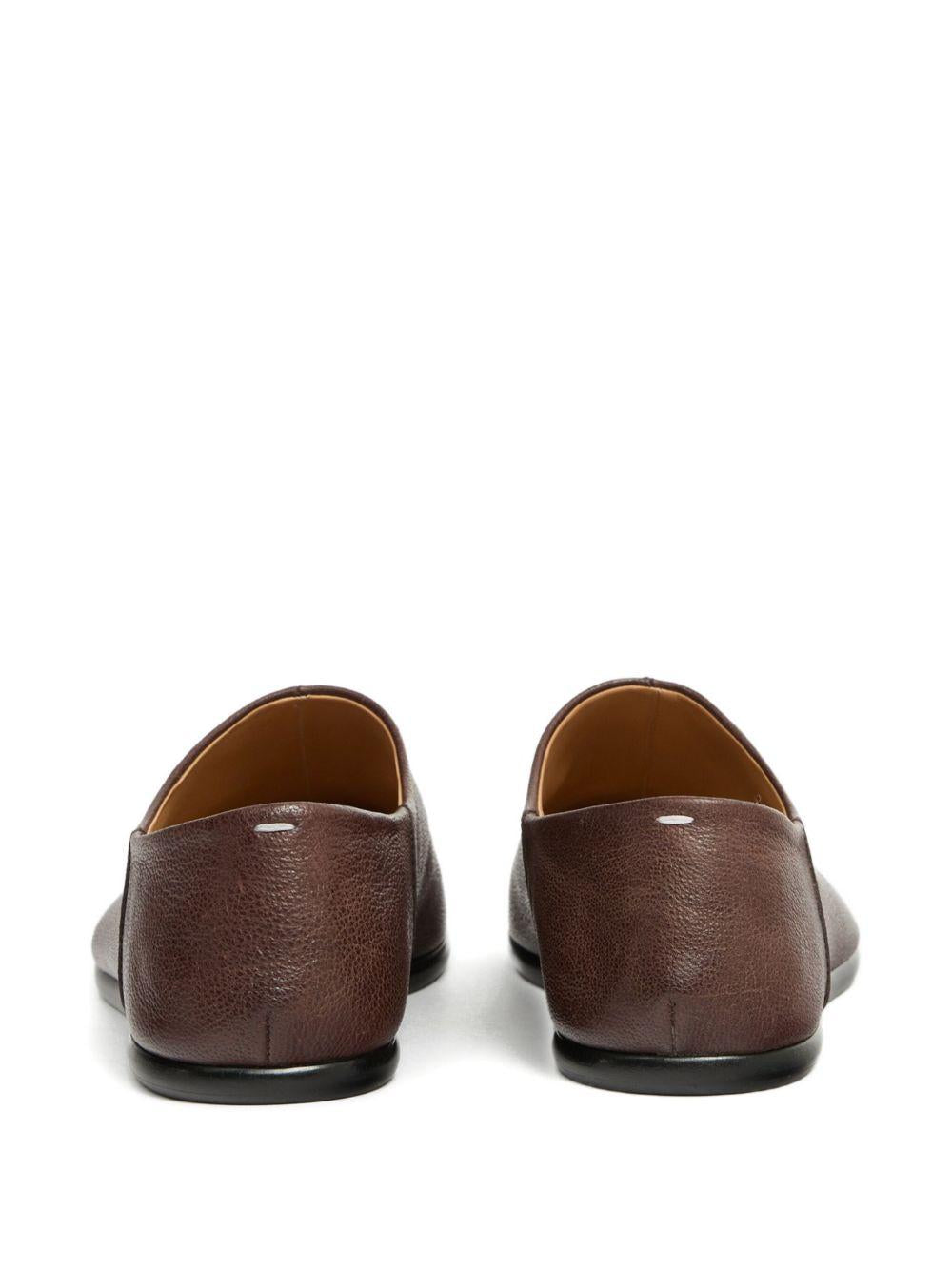 Mocassini Tabi Babouche color cioccolato 