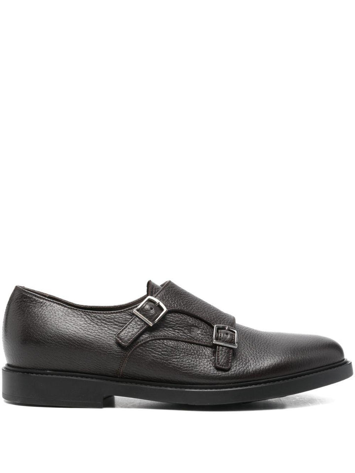 Monks marroni con fibbia 