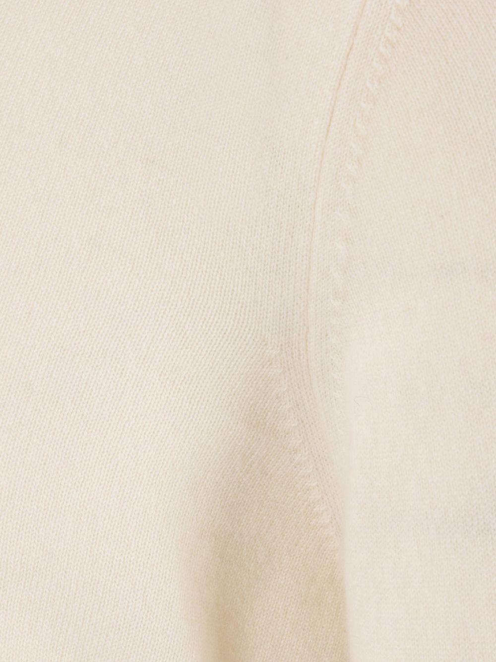 Maglione ecrù in cashmere 