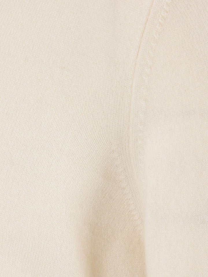 Maglione ecrù in cashmere 