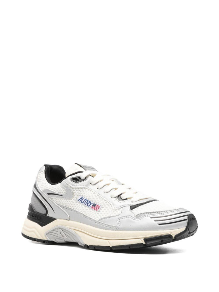 Sneakers Hiperway con logo silver/white/black 