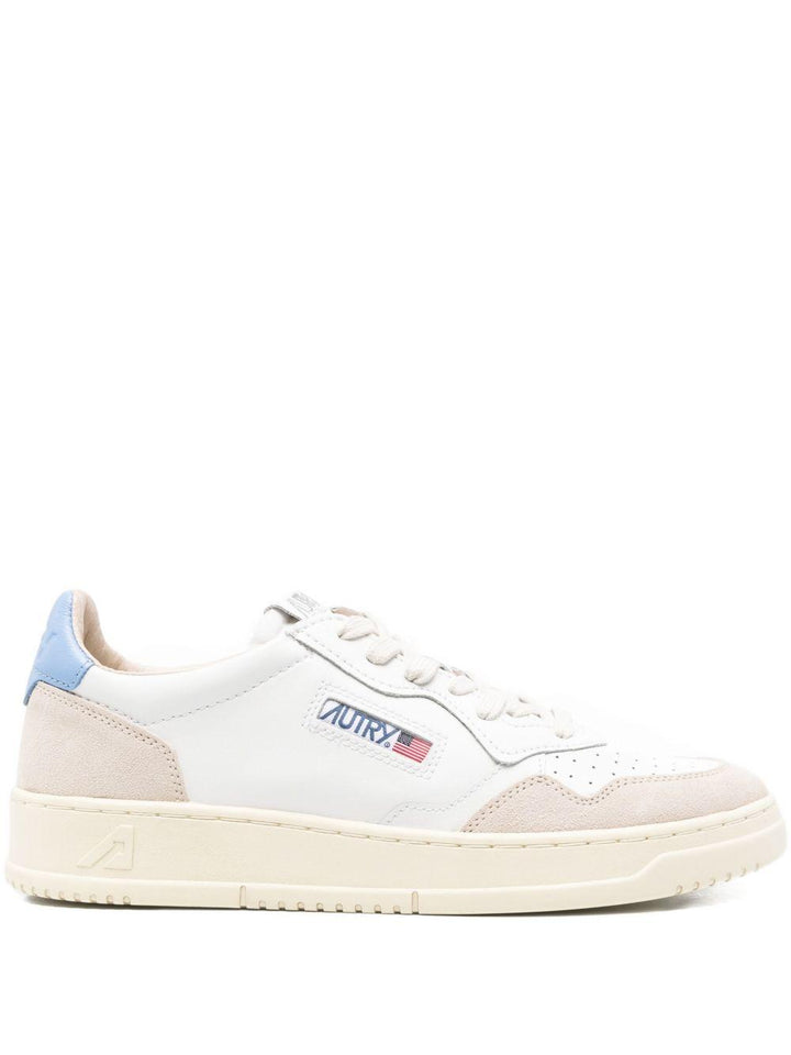 Sneakers bianche Medalist in pelle con inserti scamosciati 
