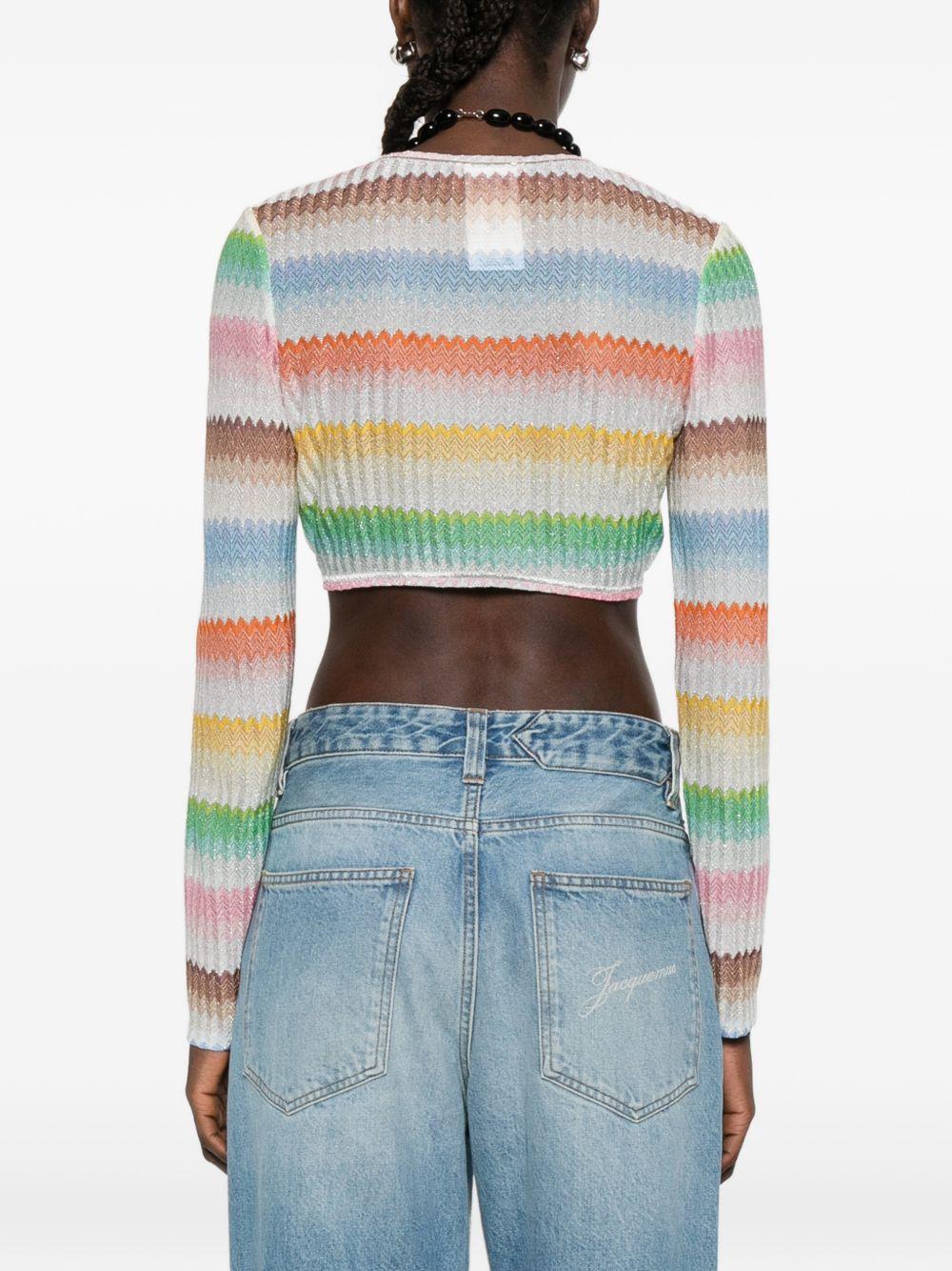 Crop top con nodo 