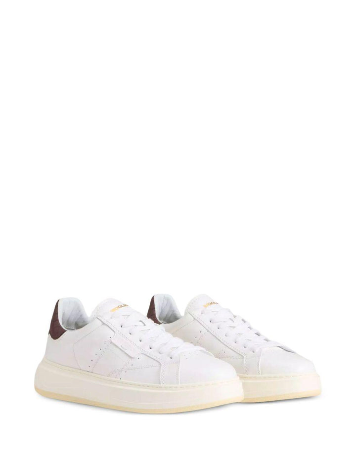 Sneakers Arrow bianche/testa di moro 