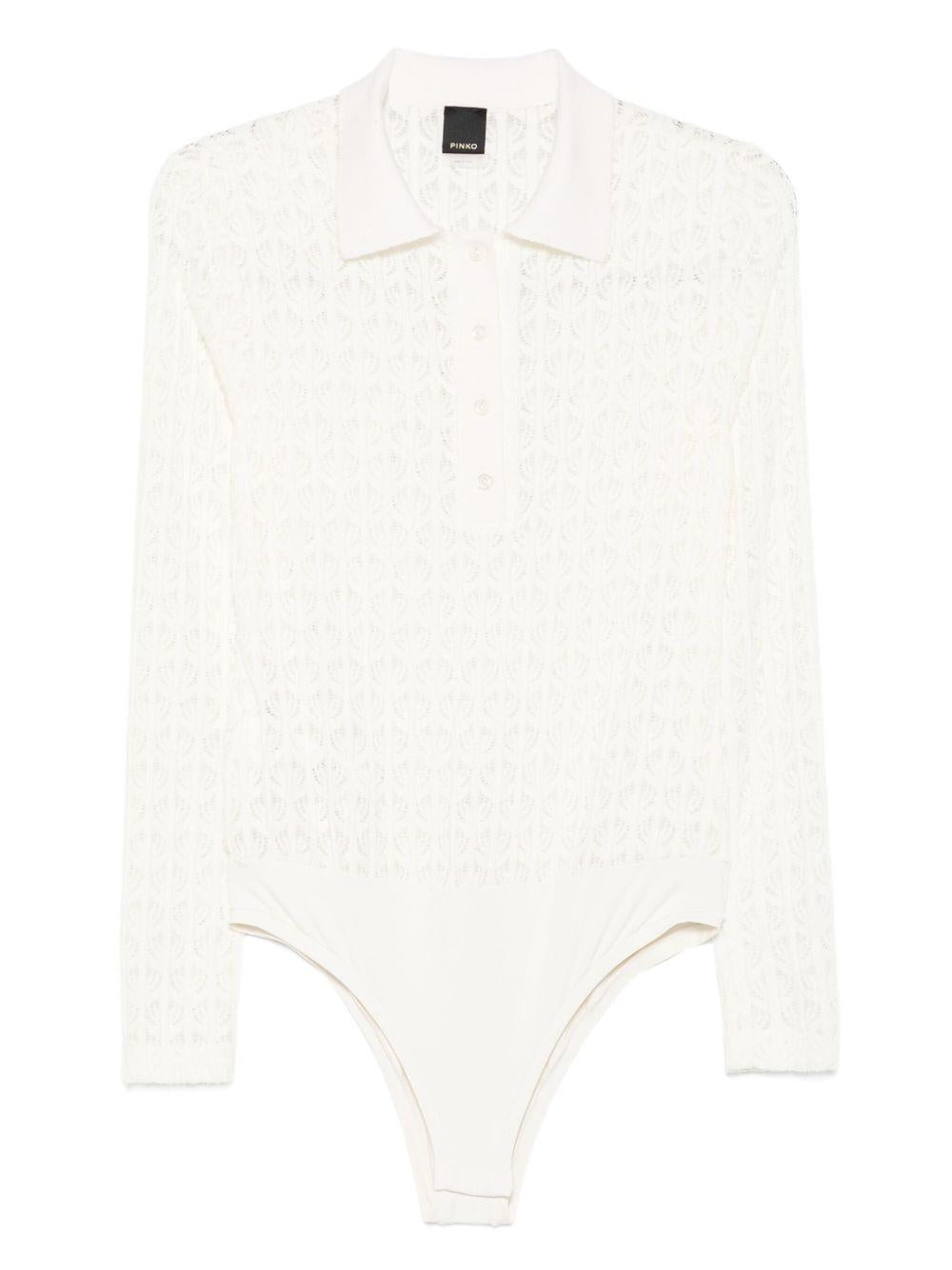 Body in maglia traforata 