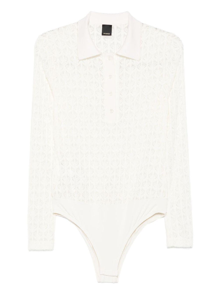 Body in maglia traforata 