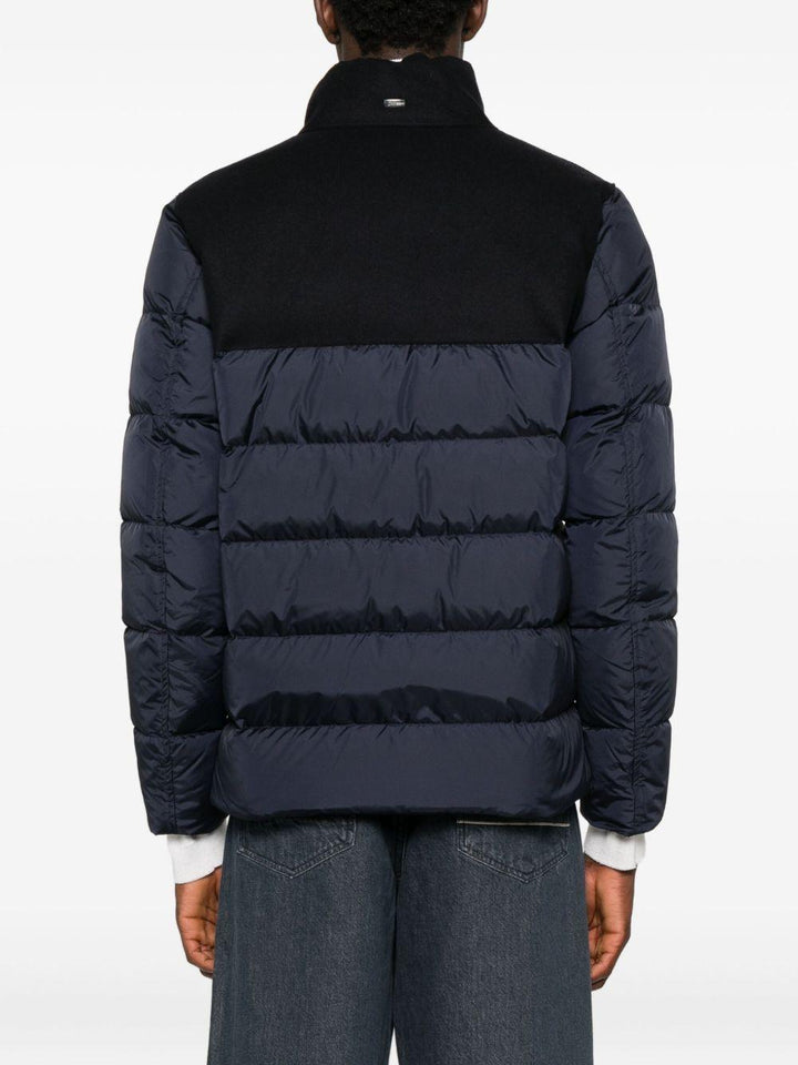 Piumino trapuntato blu navy