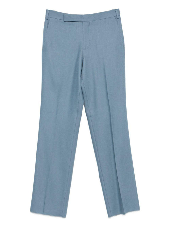 Pantaloni azzurri dritti 