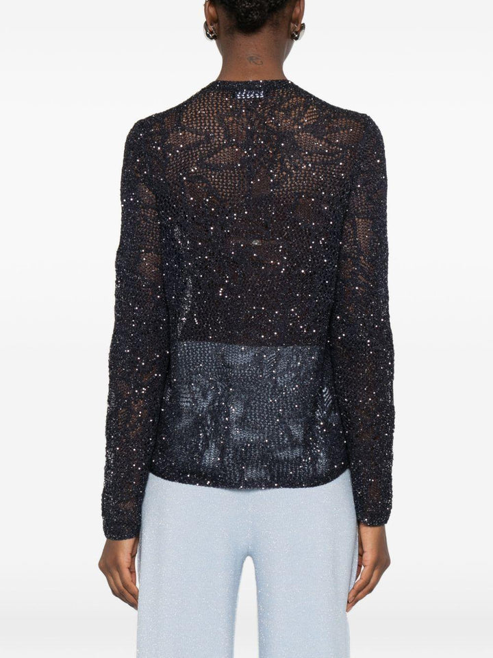 Cardigan con paillettes 