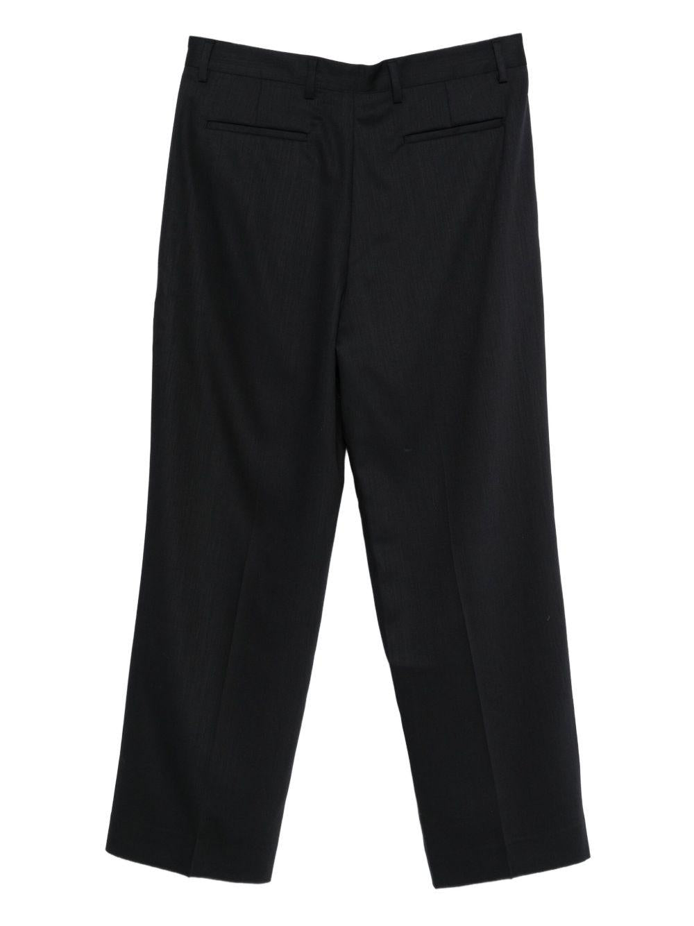 Pantaloni blu dritti 