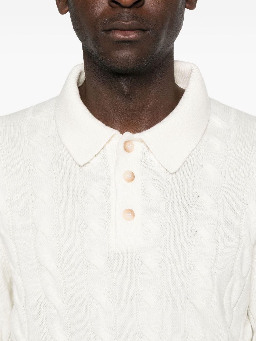 Maglione con logo bianco 