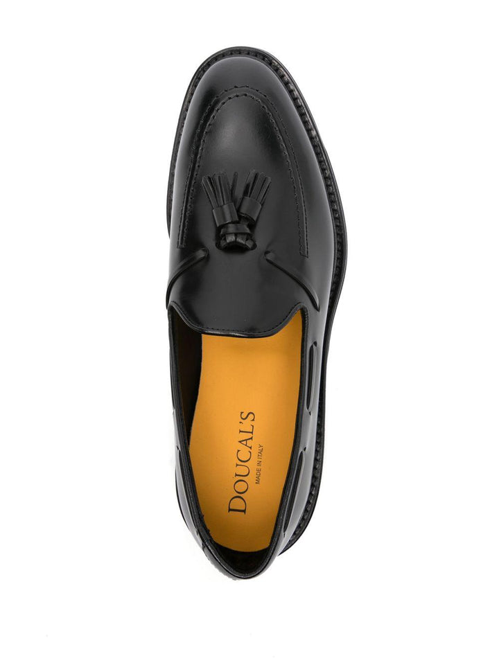 Mocassini con nappa nero 